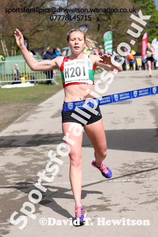 Senior womens English National 6 Stage Road Relay, 2016 English National 12 and 6 Stage Road Relays, Sutton Coldfield, Birmingham. Photo: David T. Hewitson/Sports for All Pics